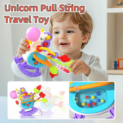 Newcrave stacking rings help color and shape recognition during play.