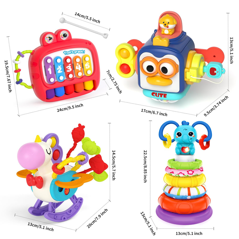 Newcrave travel-friendly set supports playtime on the go.