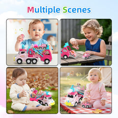 Newcrave truck toy airplane accessory invites playful travel adventures