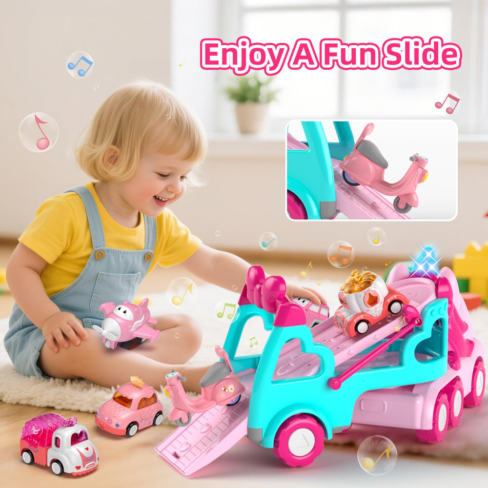 Newcrave unicorn-front detachable feature enhances pretend construction play