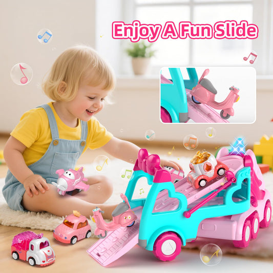 Newcrave unicorn-front detachable feature enhances pretend construction play