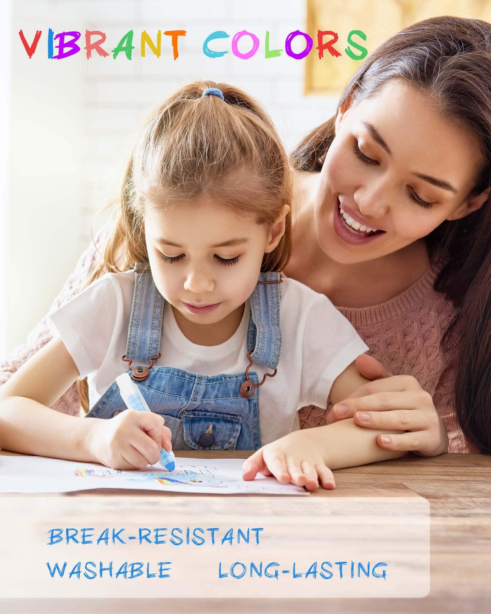 NewFamily Dustless Chalk organized color boxes promoting easy sharing