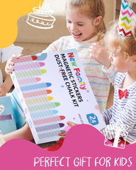 NewFamily durable magnets with rounded edges ensure safe, long-lasting fun.