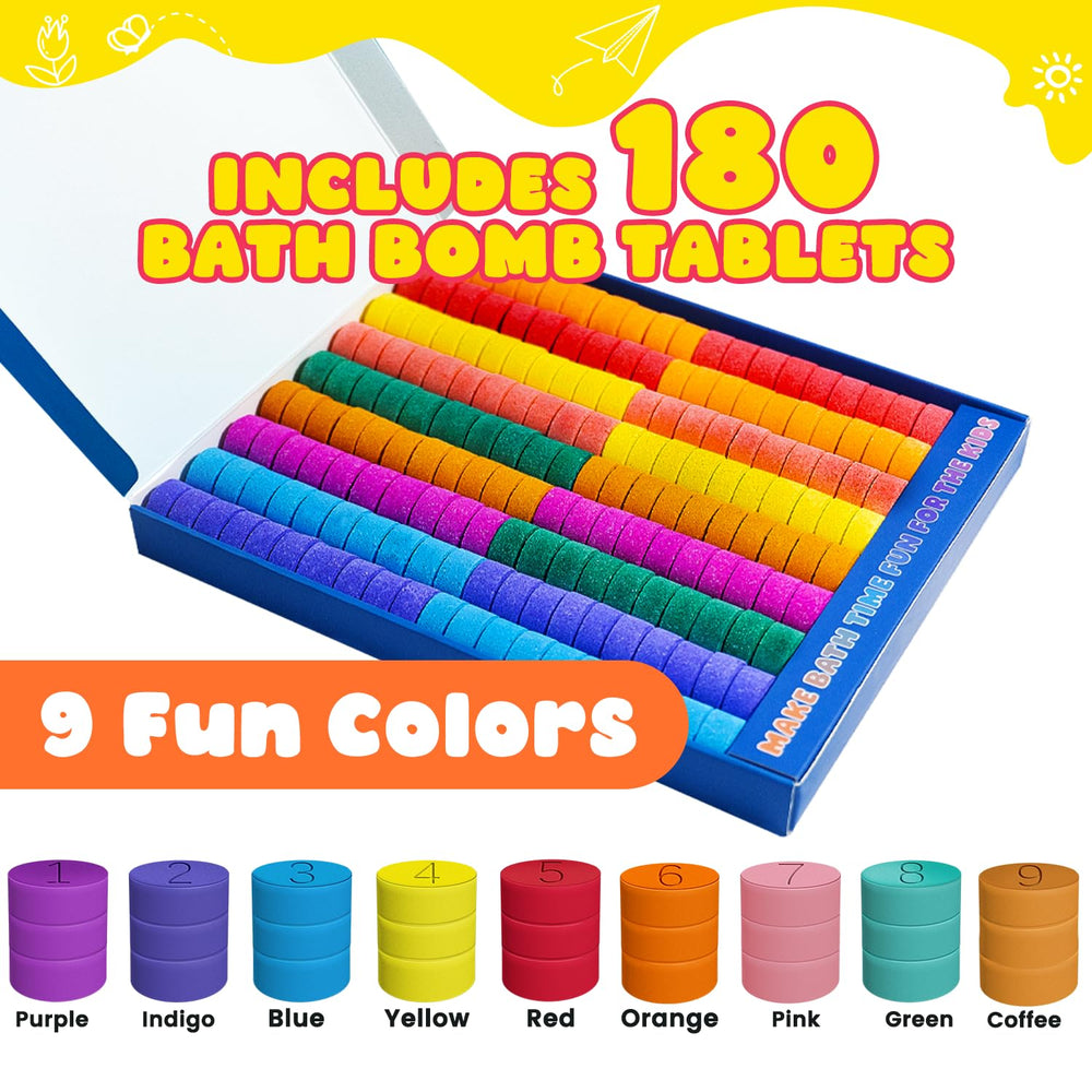 NEWFEIFAN bath-art colors in tub fuel imaginative play during bath time.