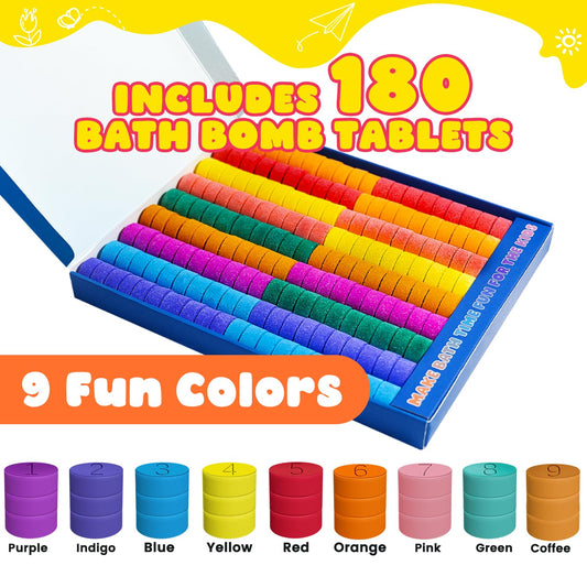 NEWFEIFAN bath-art colors in tub fuel imaginative play during bath time.