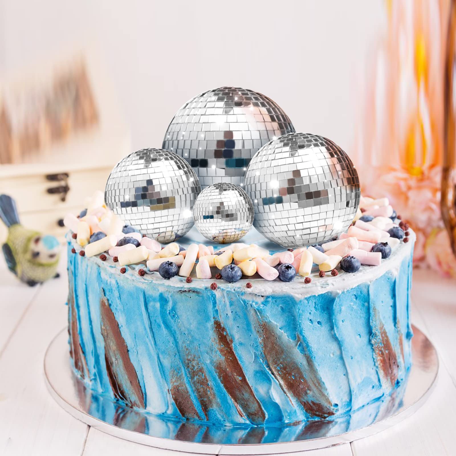 Newmemo 2cm cupcake toppers for colorful dessert styling and photos.