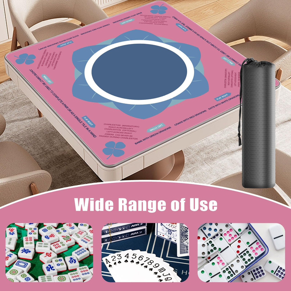 Newoh Mahjong Mat stored in rugged storage bag for portability