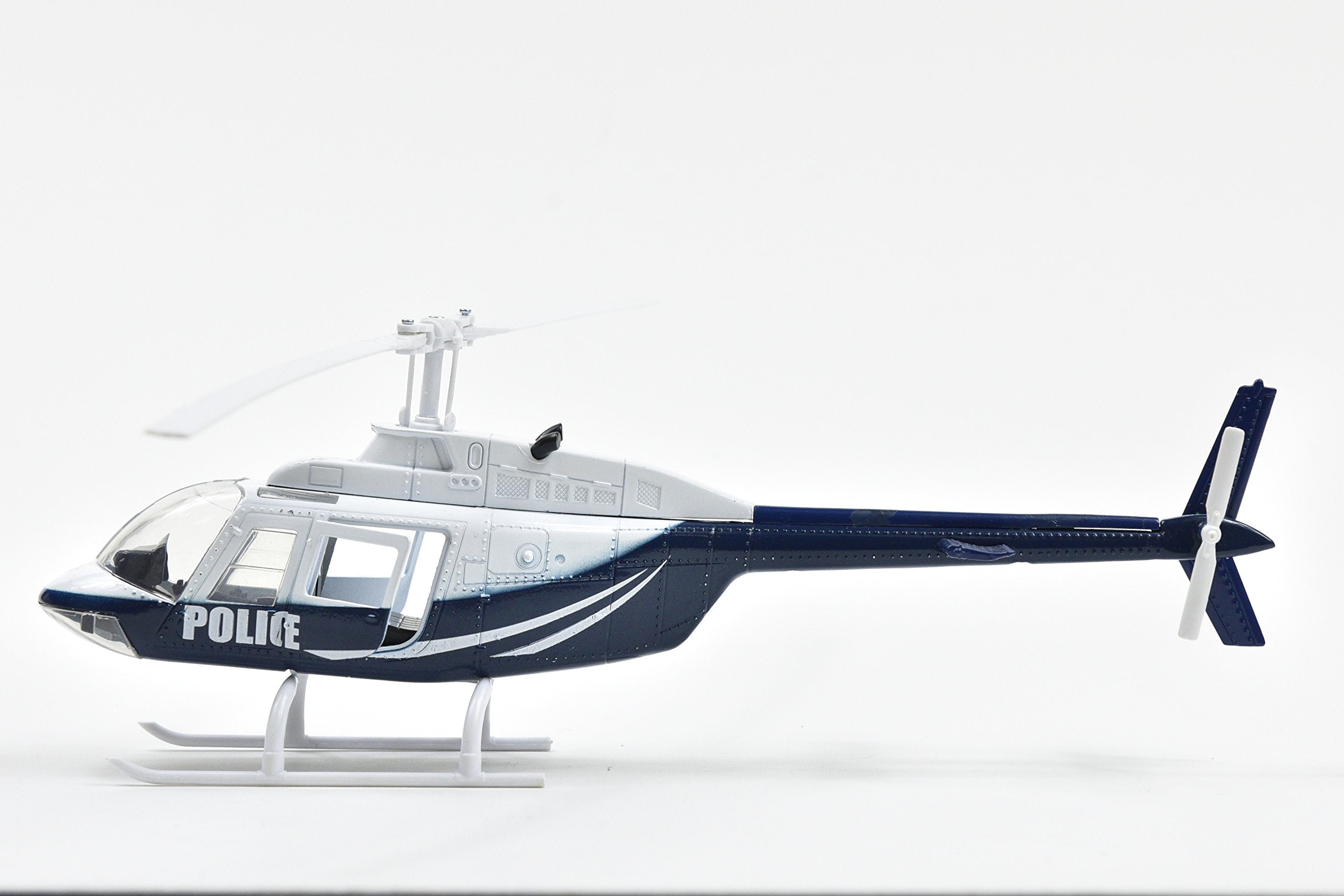 NewRay Bell 206 rotor detail captures rotor blades and hub.