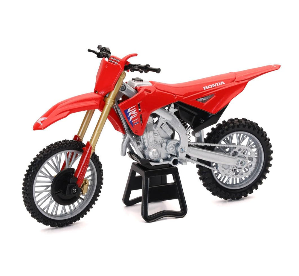 NewRay Honda CRF450R diecast model, 1:12 scale, ideal for display and collecting