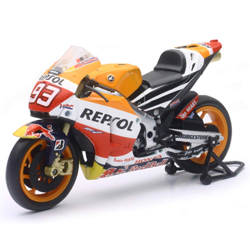 NewRay Honda RC213V 1/12 diecast model front view for display.