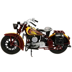 NewRay Indian Sport Scout 1934 close-up detail highlights authentic craftsmanship.