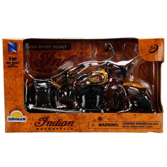 NewRay Indian Sport Scout 1934 diecast angle display suits shelves.