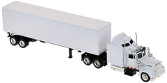 NewRay Kenworth W900 white front view highlights precise cab detailing for display
