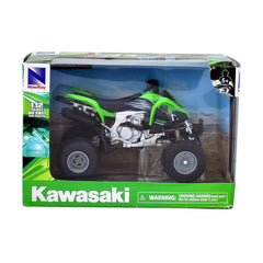 NewRay KFX450R 1:12 ATV die-cast finish emphasizes premium quality.