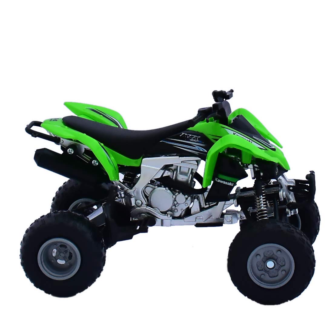 NewRay KFX450R 1:12 ATV right side showcases balanced form for shelves.