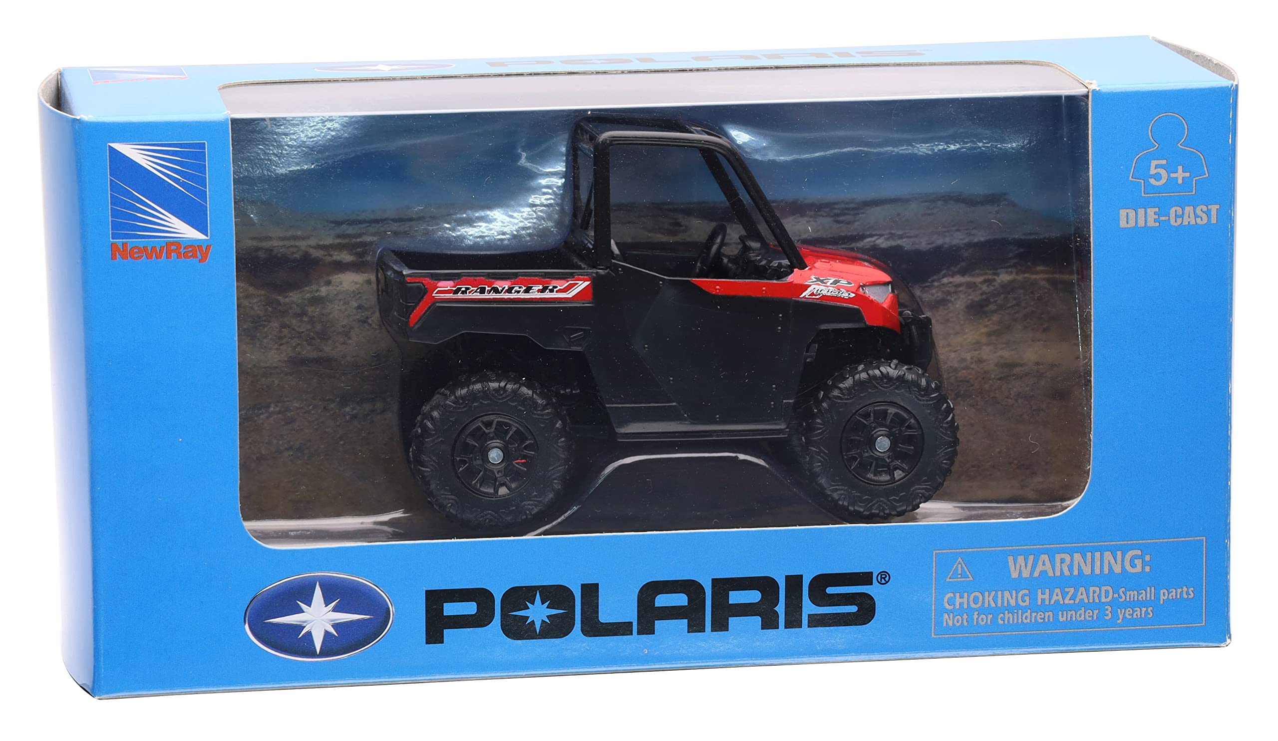 NewRay Polaris Ranger XP-1000 interior detail highlights authentic cabin accents for collectors