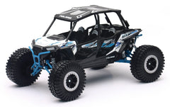NewRay Polaris XP4 Turbo EPS RC in white, licensed die-cast replica for display and light play.