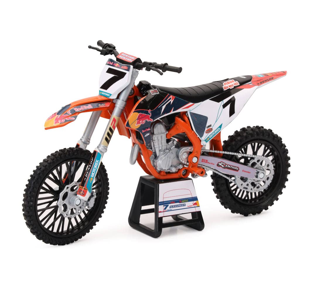 NewRay Red Bull KTM side view featuring Aaron Plessinger look for collectors