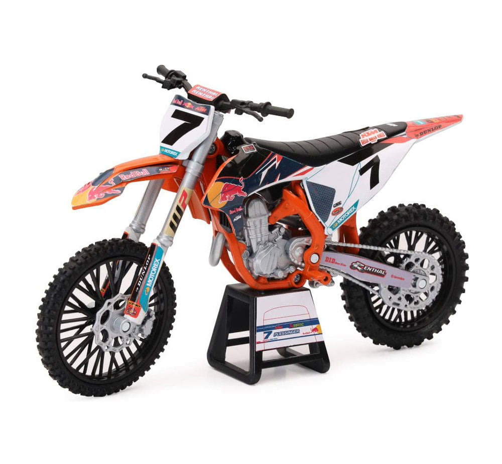NewRay Red Bull KTM side view featuring Aaron Plessinger look for collectors