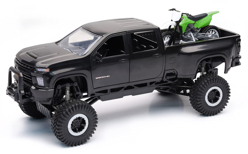 New-Ray X-Treme Adventure Chevrolet 3500 HD truck for rugged play.