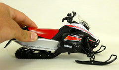 NewRay Yamaha FX Snowmobile model packaging conveys gift-ready quality.