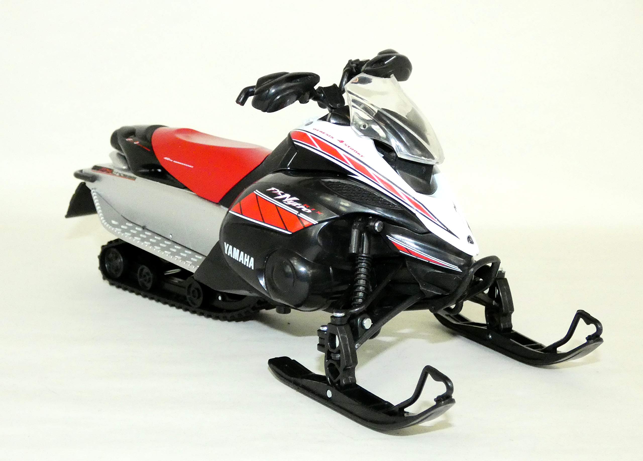 NewRay Yamaha FX Snowmobile model detailed suspension reveals craftsmanship.