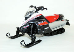 NewRay Yamaha FX Snowmobile model top view highlights proportions and color.