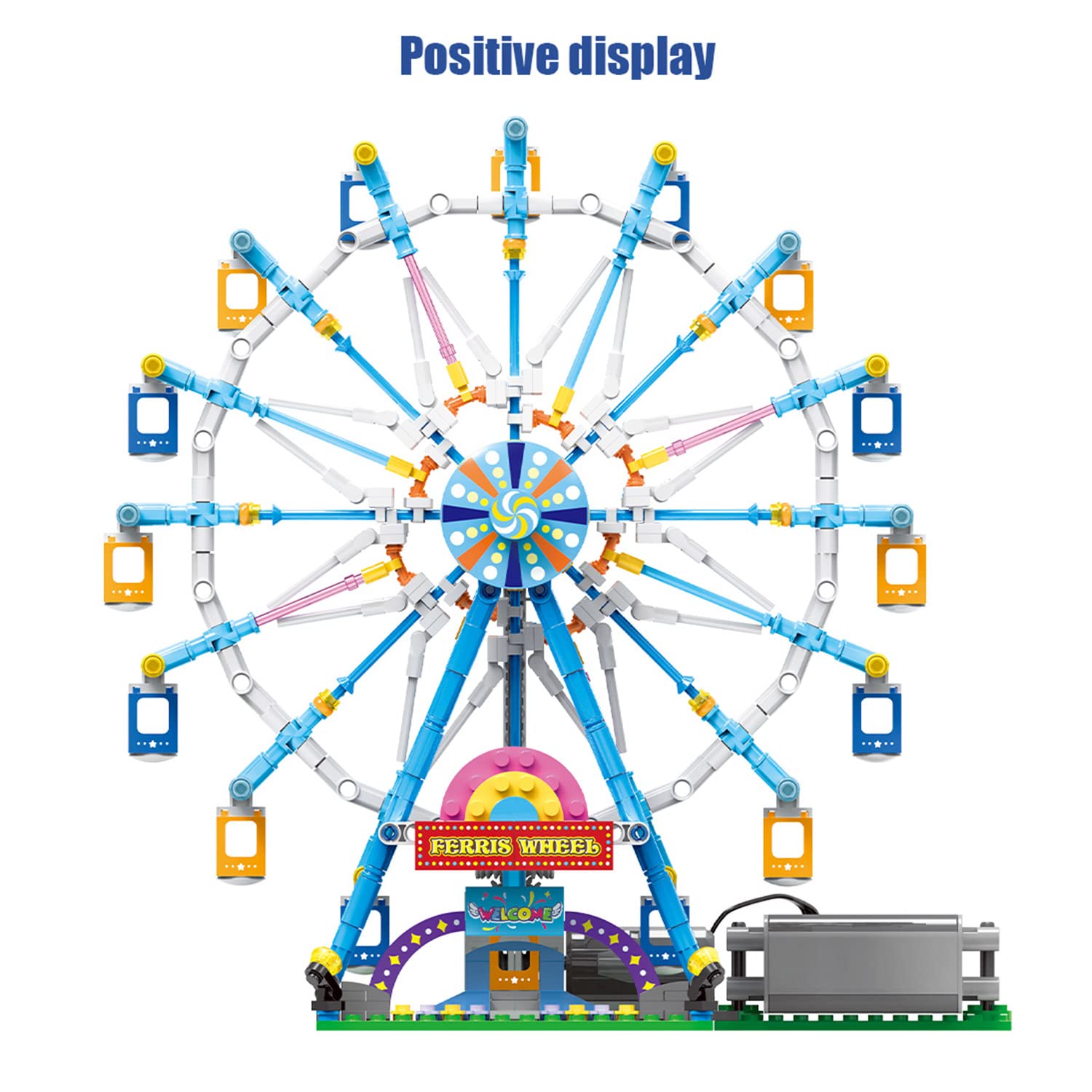 NEWRICE Ferris Wheel gondolas in bright colors spark creativity
