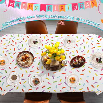 Newtay tableware set arranged elegantly for a party setup.