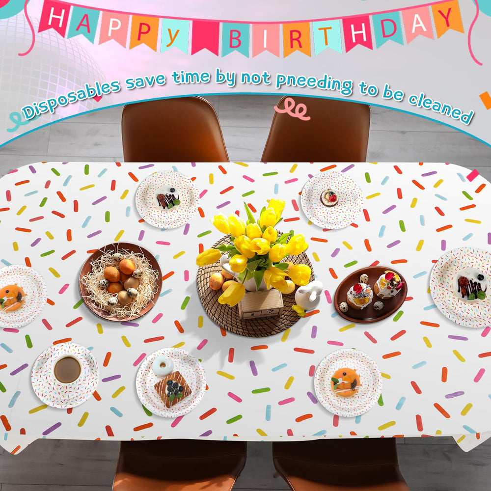 Newtay tableware set arranged elegantly for a party setup.