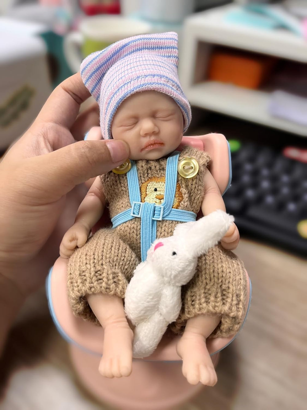 Newtotlove bear doll provides a soft, comforting companion during play.