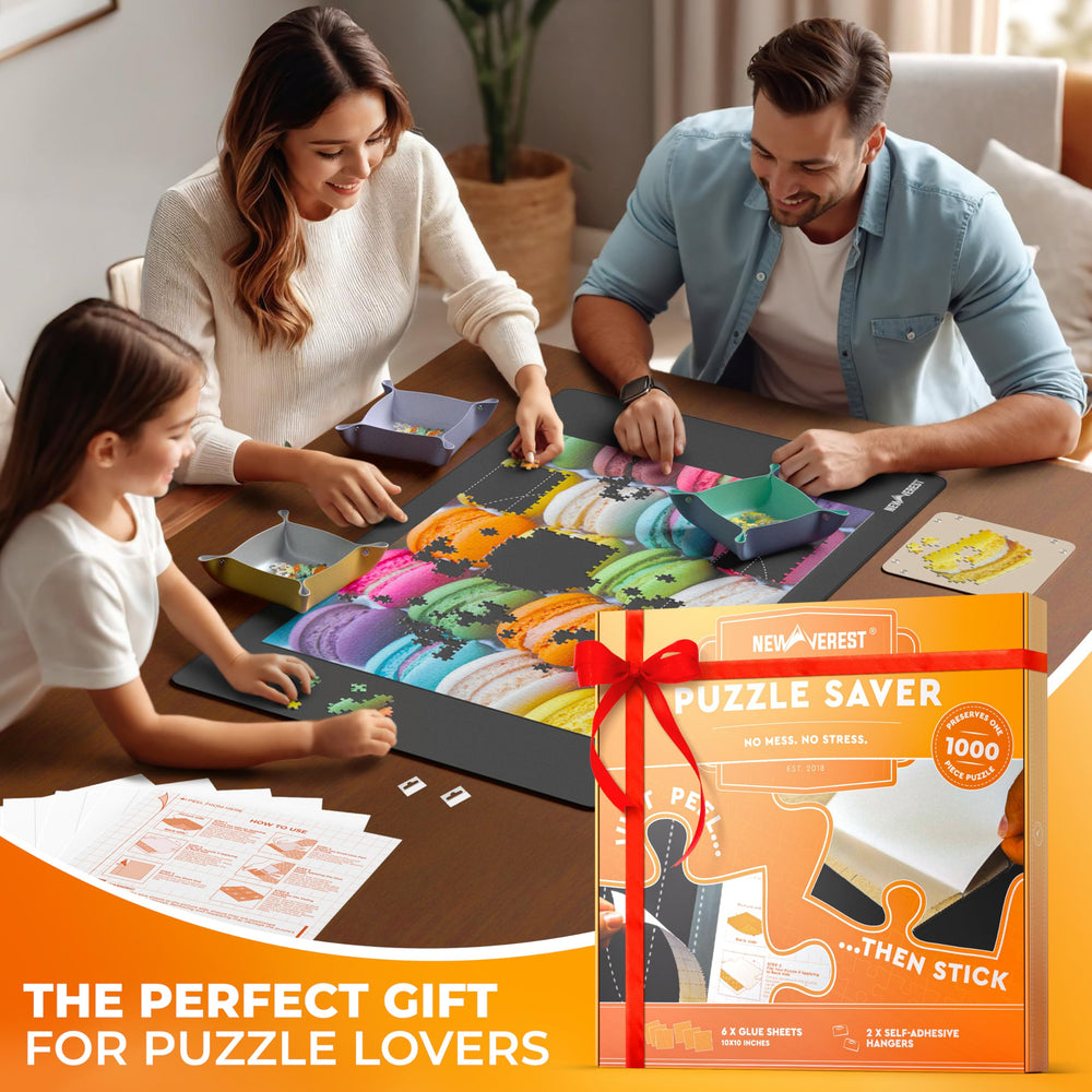 Newverest puzzle-preservation sheets deliver professional results for display-ready puzzles.