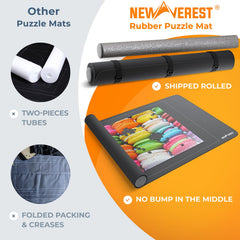 Newverest drawstring storage bag offers compact, portable puzzle storage.
