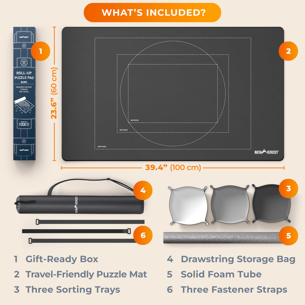 Newverest mat with dimensions 39.4 by 23.6 inches enables large play area.