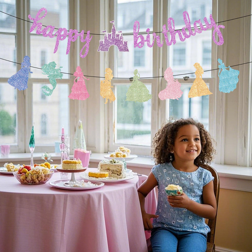 Neyeidru banner storage keeps your princess decor ready for next time.