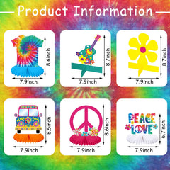 Nezyo peace sign cutout adds peaceful 70s vibe to hippie-themed celebrations