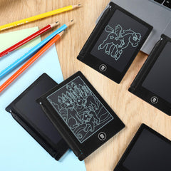 Screw-lock safety feature on Nezyo LCD tablet keeps it secure for kids.