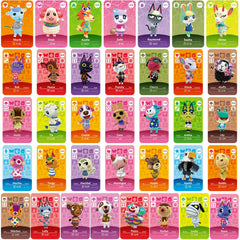 NFC Villager Animals Cards front view with waterproof design and clear print.