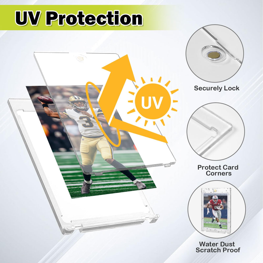 Ngdiluxury diamond-cut corners safeguard card edges and preserve shape.