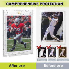 Ngdiluxury UV-resistant material protects colors and creases on valuable cards.