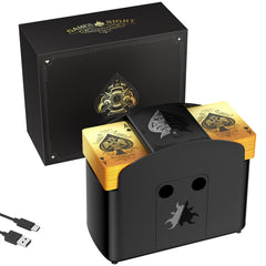 Ni-SHEN fully automatic card shuffler top view for quick, consistent shuffles