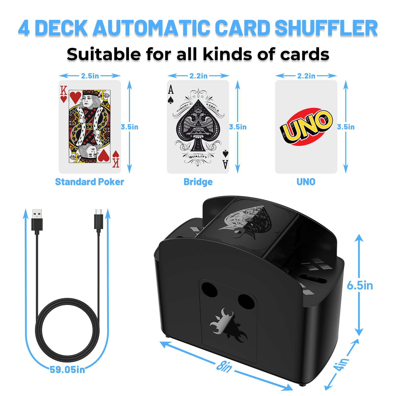 Ni-SHEN low-noise motor in action delivers quieter card shuffles during play
