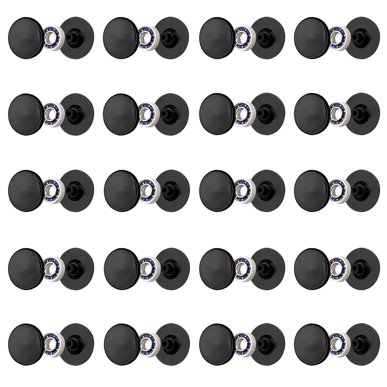 NiArt 20-pack spinner bearing set front view for smooth high speed spins