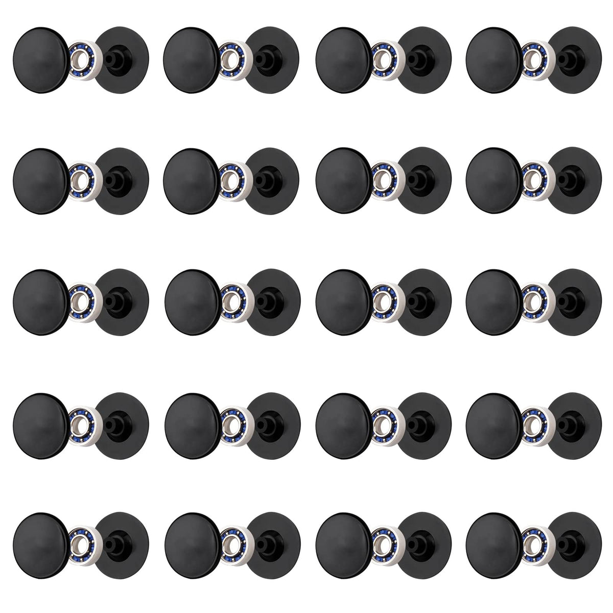 NiArt 20-pack spinner bearing set front view for smooth high speed spins