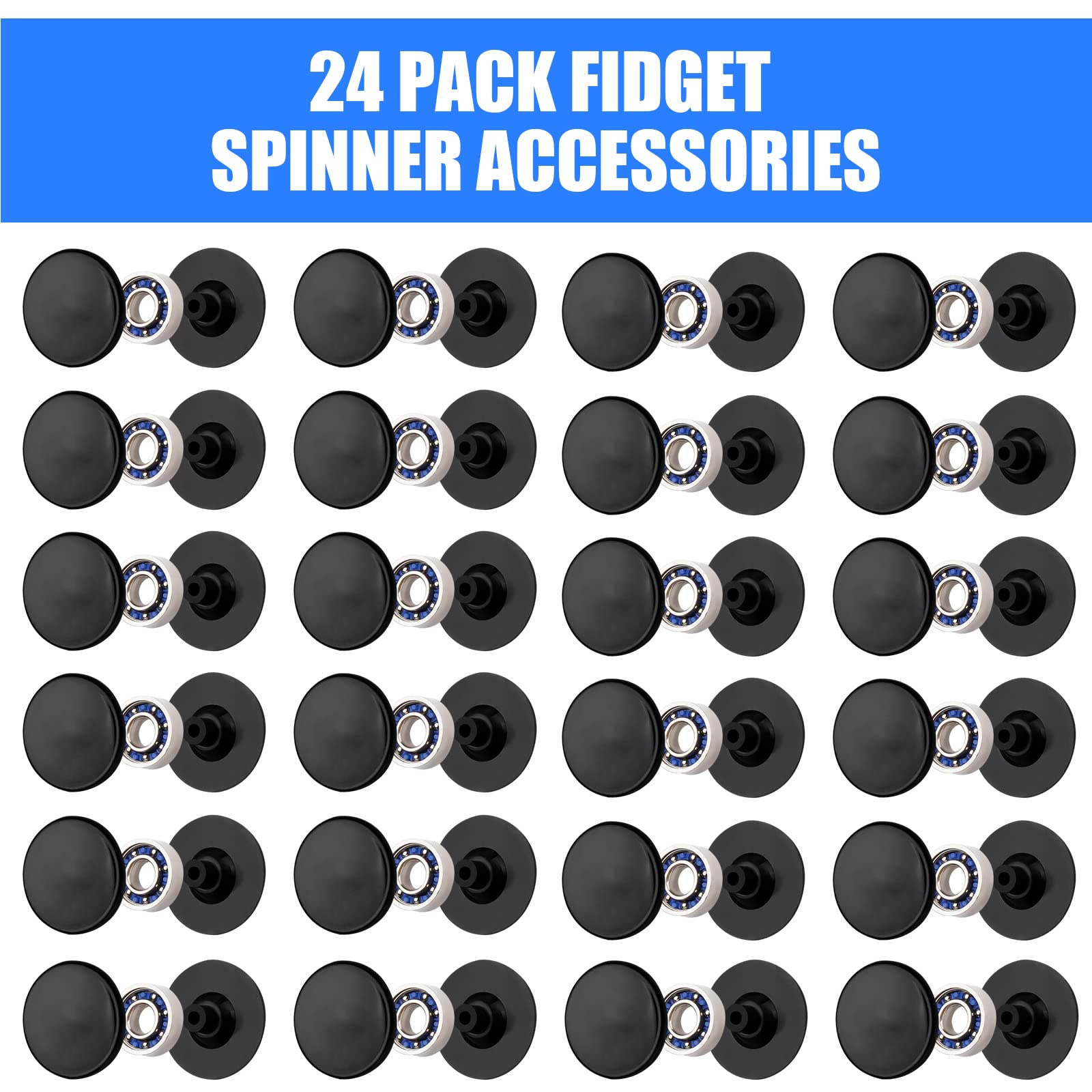 NiArt DIY fidget spinner project using MR137 bearings and caps