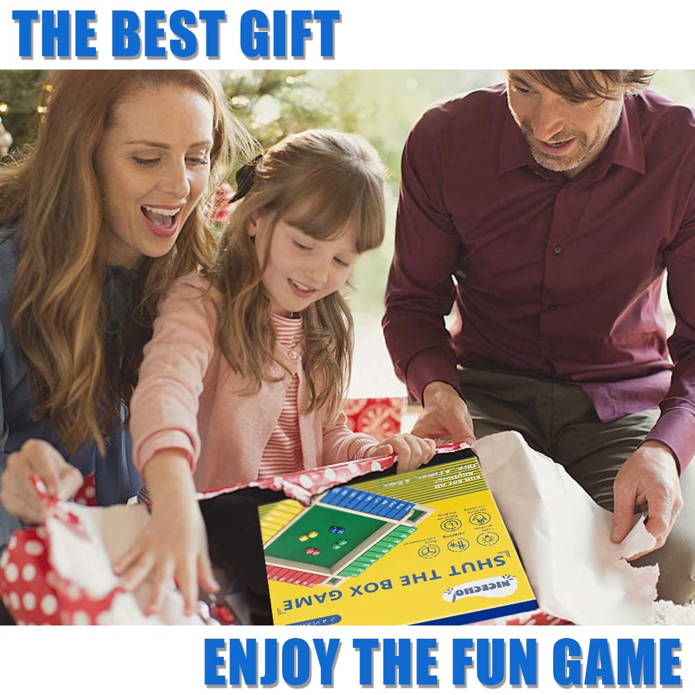 Nicecho Shut The Box ideal for classrooms and parties