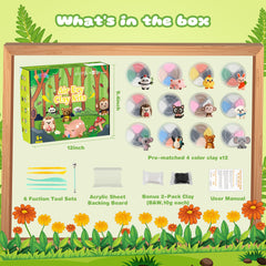 Nicella kit with four color compartments aids precise animal making.