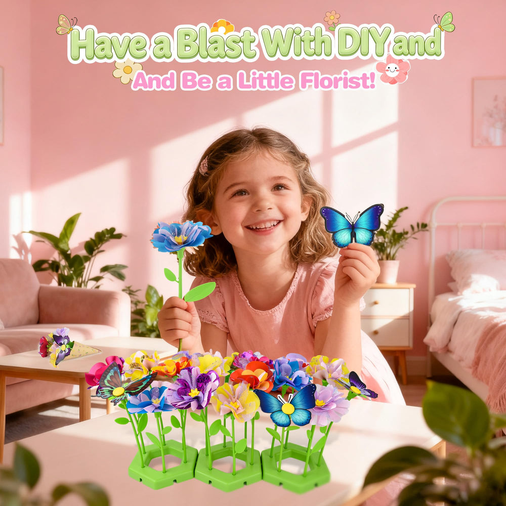 Nicella flower bases and accessories keep projects neat and ready for gifting.