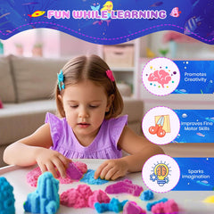 Nicella Colorful Magic Sand creates immersive underwater scenes.