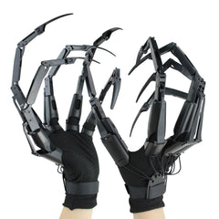 NICENICY articulated finger extensions with protective glove for spooky cosplay realism